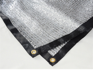 Knitted HDPE Aluminum Foil Solar Control Sun Shade Net