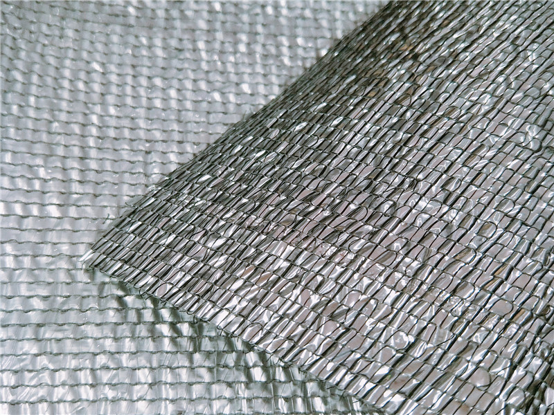Knitted HDPE Aluminum Foil Solar Control Sun Shade Net