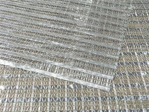 100% HDPE With UV Aluminum Foil Shade Screen Net Fabric