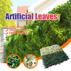 Factory Direct Interior Artificial Grass Wall 984x59 in Artificial Leaves
