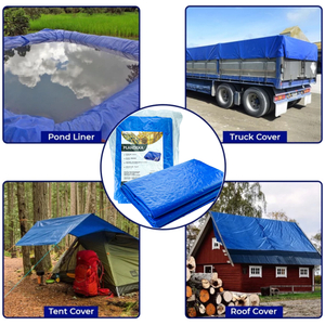 All Purpose PE Tarpaulin Cover Tarp Factory Poly Waterproof Tarpaulin