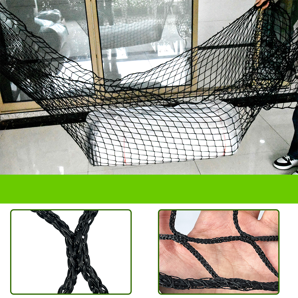 Factory Price HDPE Material Nylon Knotless Net Pick Up Cargo Net