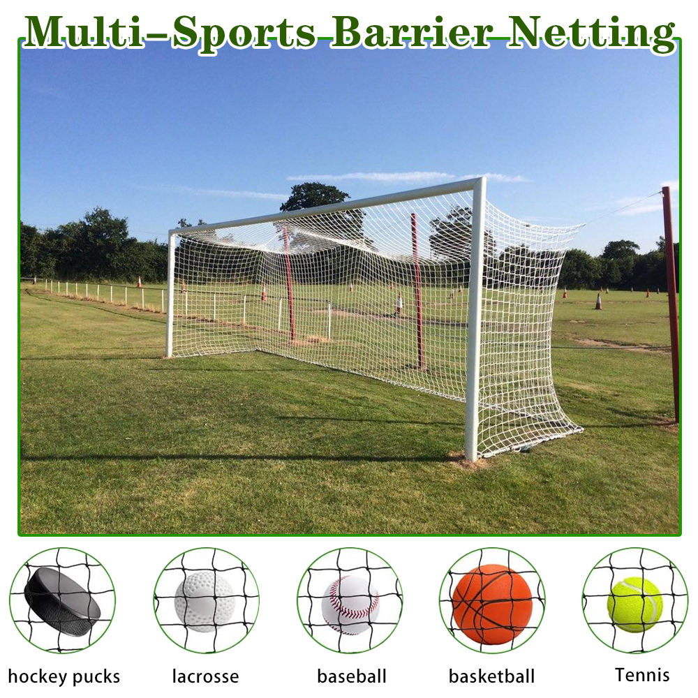 Outdoor Net Plastic Sports Barrier Netting Polyester Knotted Net