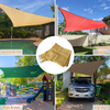 Outdoor Triangle UV Block Protection HDPE Shade Sail