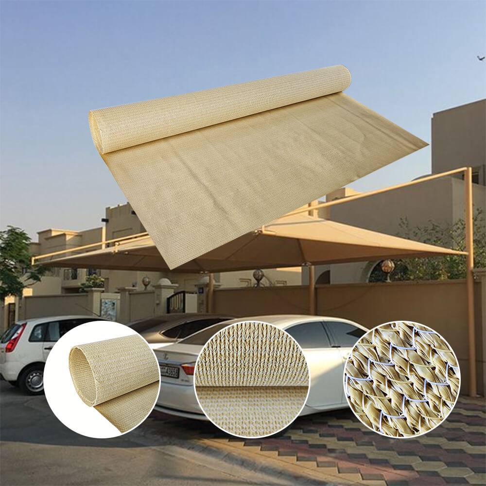 Rectangle Triangle Square HDPE Waterproof Shade Net for Outdoor