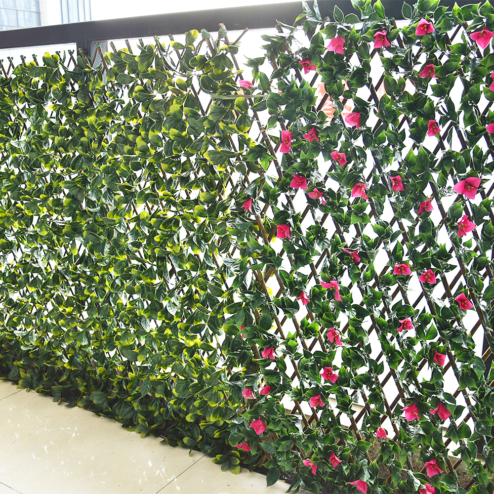 Factory Direct Interior Artificial Grass Wall 984x59 in Artificial Leaves