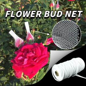 Flower Bud Protective for Flowers White Plastic Sleeve Net
