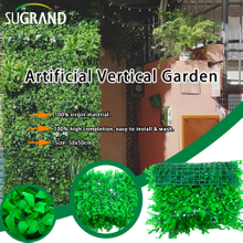 Garden Supplies Artificial Grass Wall Panels Plastic Greenery Plant Wall Grass 