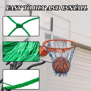 Outdoor Net Plastic Sports Barrier Netting Polyester Knotted Net