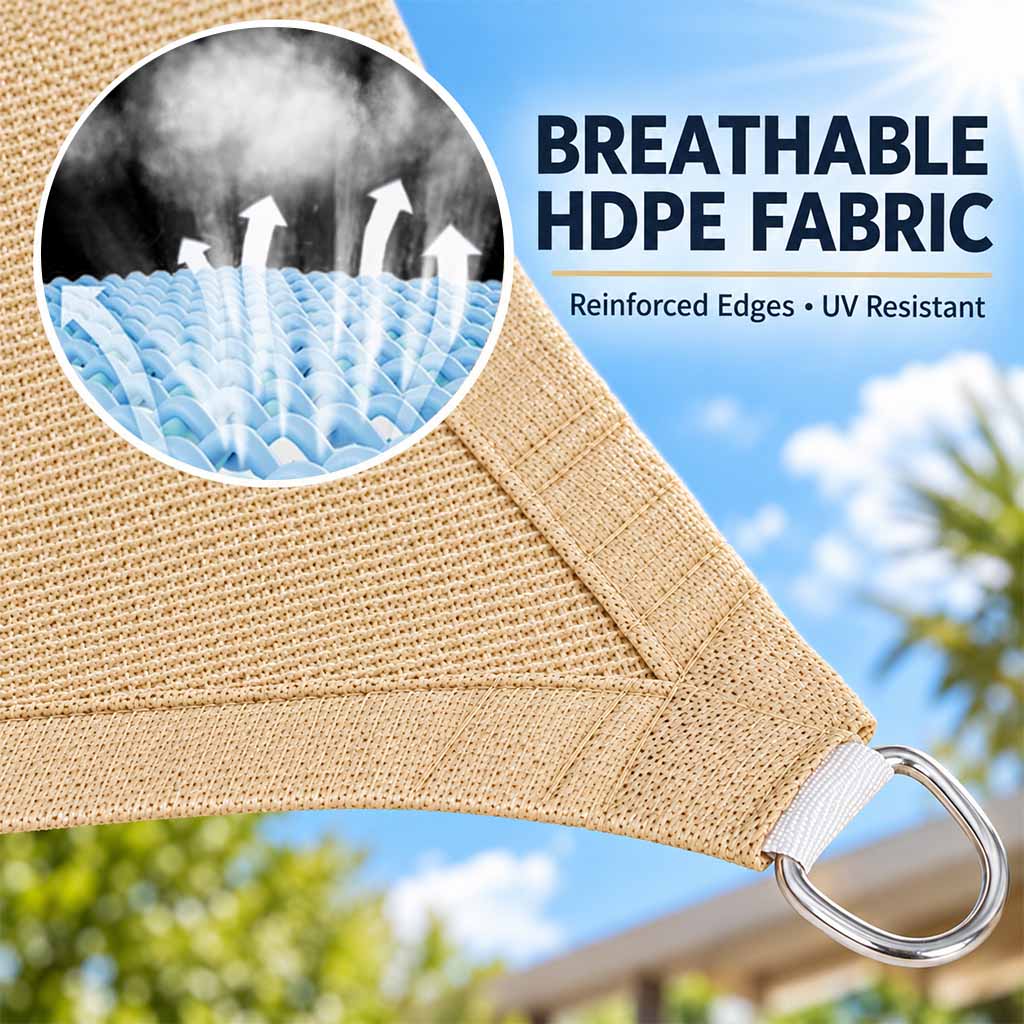 breathable shade sail