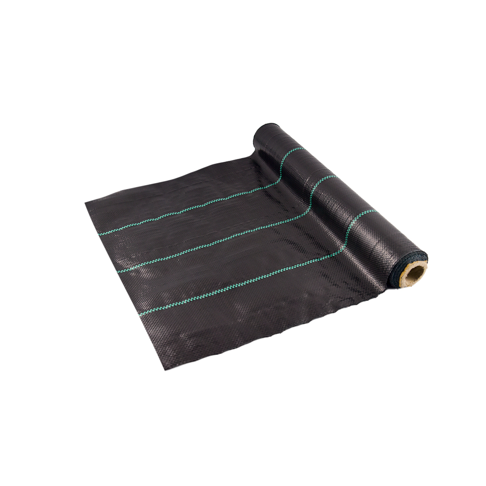 Black PP Weed Control Mat Agricultural Ground Cover