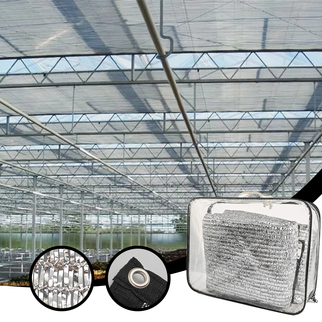 Wholesale 85% Aluminum Foil Sun Shade Net for Carport